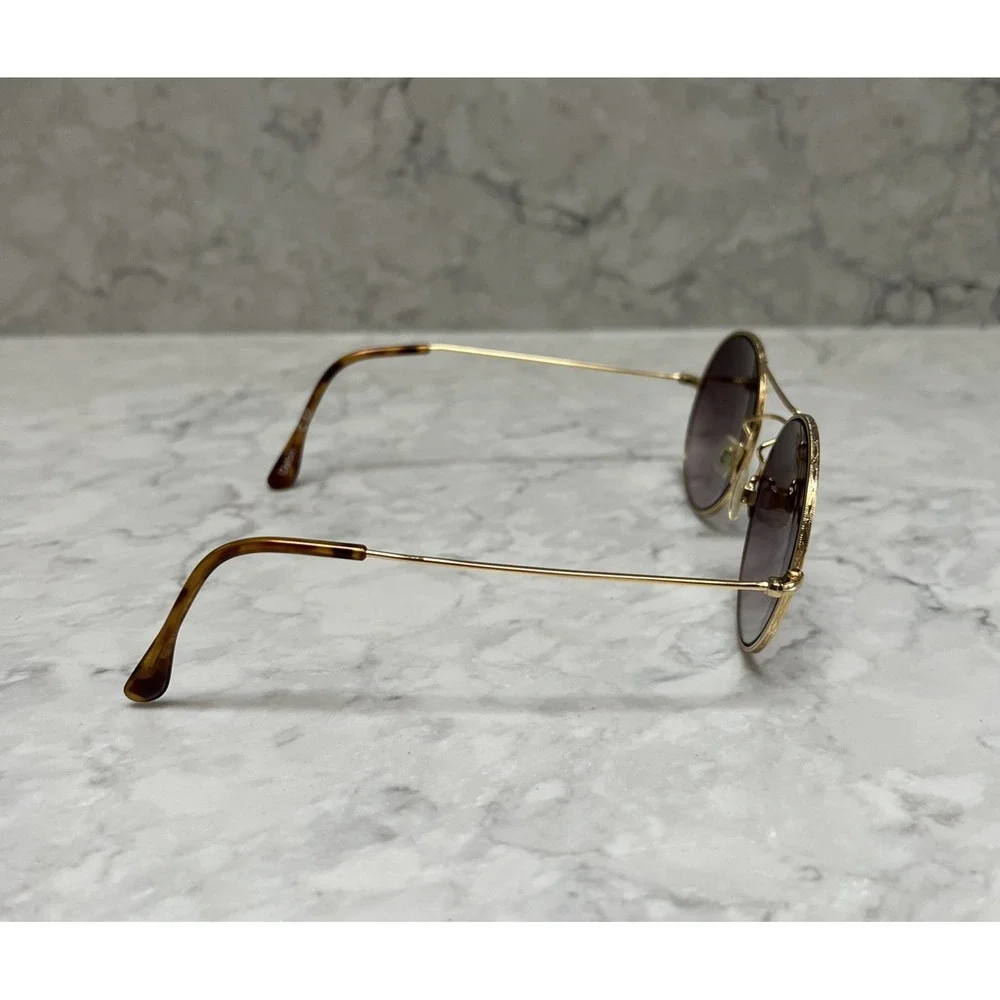 Illesteva Delon C 02 Round Sunglasses Tortoise Aviator Made‎ In Italy